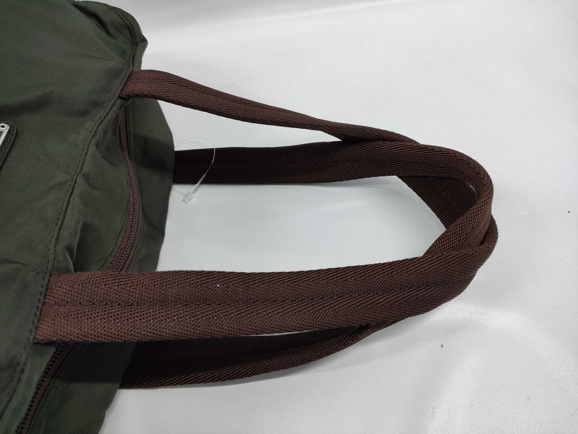 PRADA Nylon Tote Bag Khaki Tote Bag