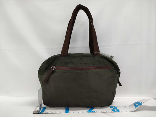 PRADA Nylon Tote Bag Khaki Tote Bag