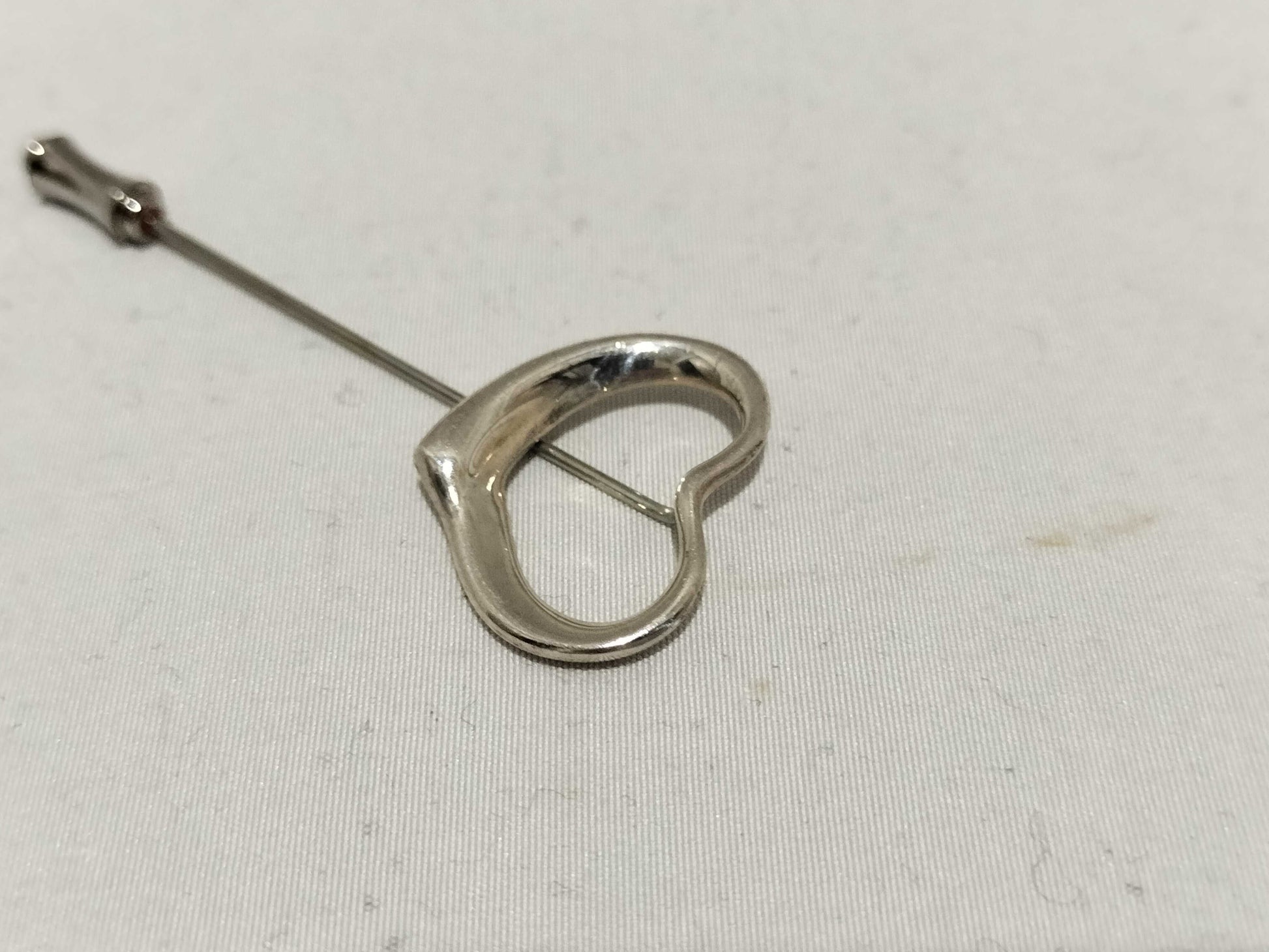 Tiffany & Co. Open Heart Pin Brooch