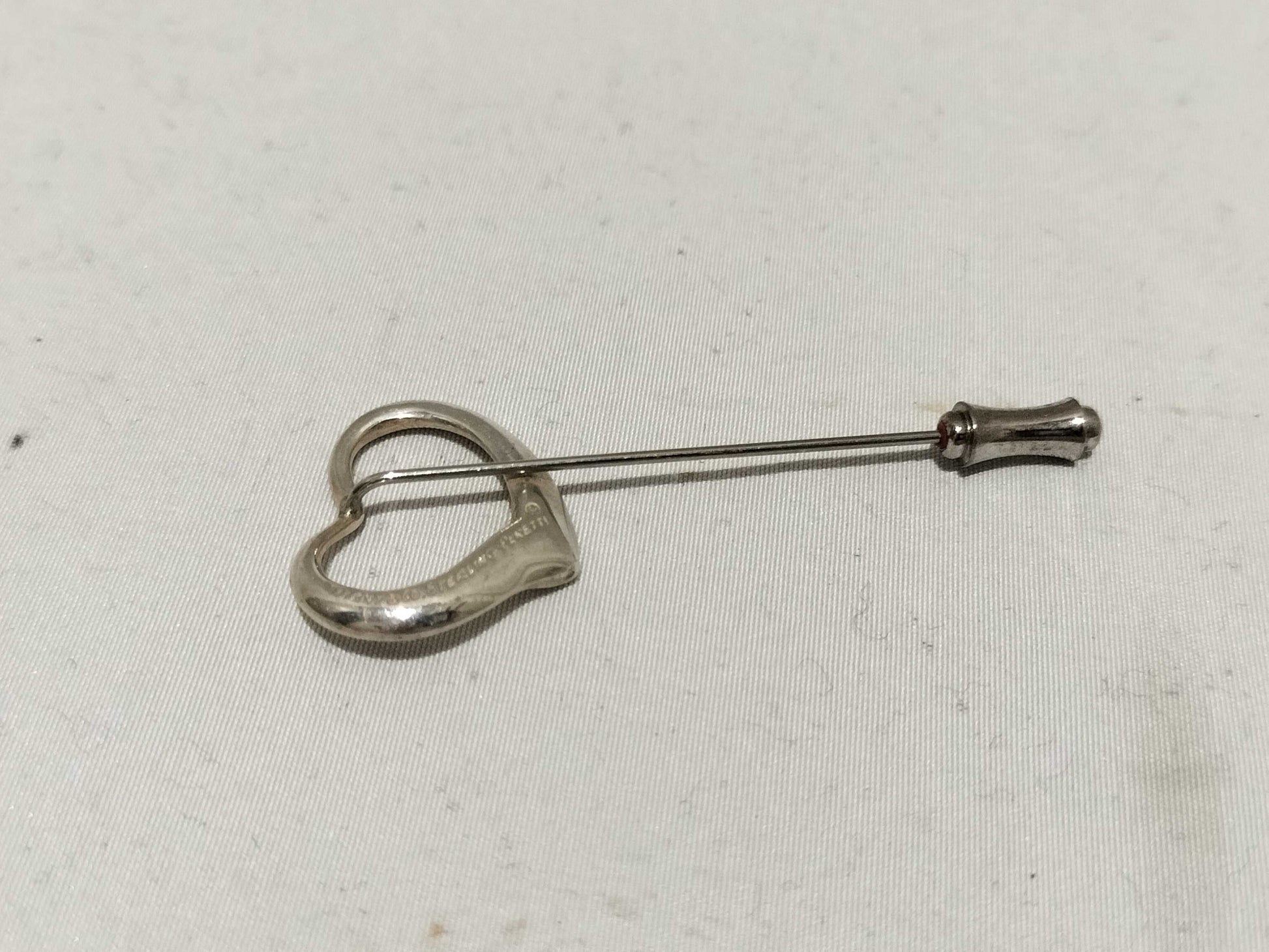 Tiffany & Co. Open Heart Pin Brooch