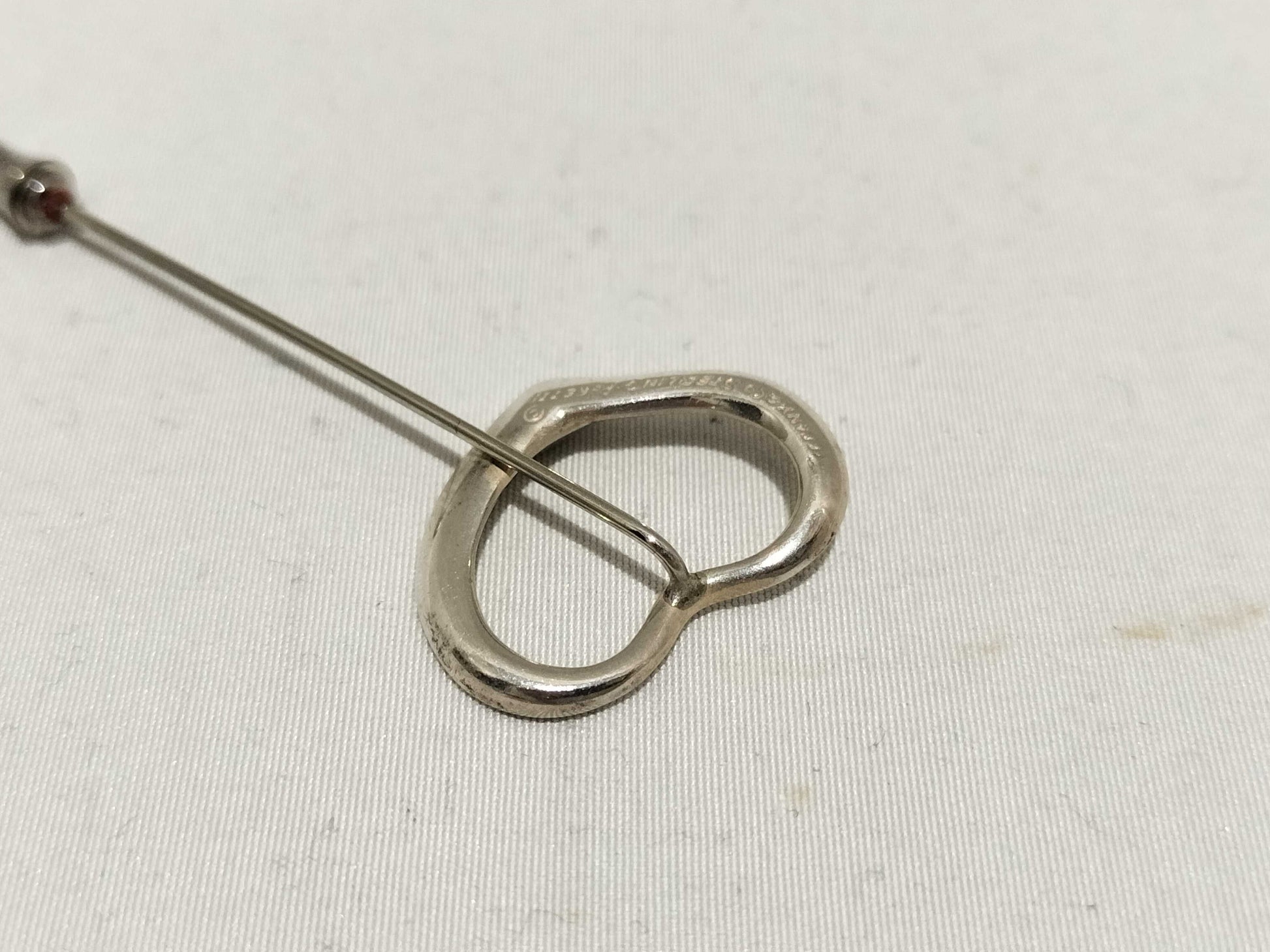 Tiffany & Co. Open Heart Pin Brooch
