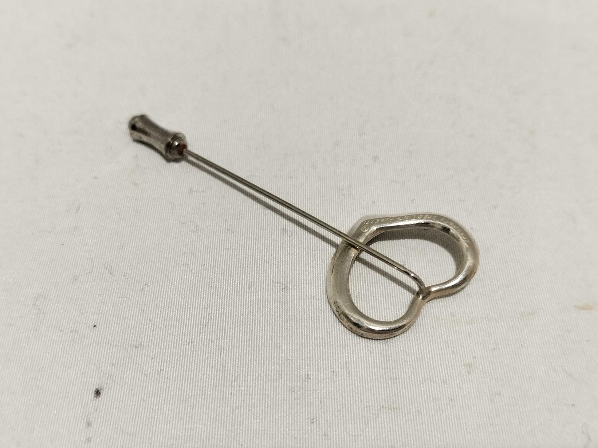 Tiffany & Co. Open Heart Pin Brooch