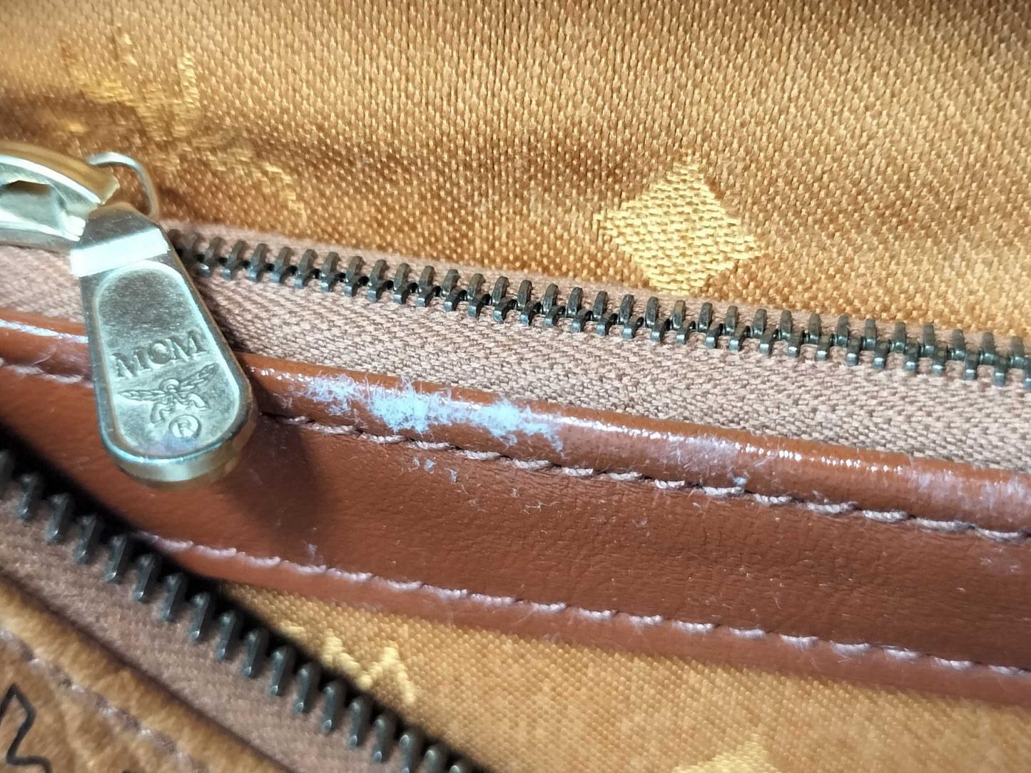 MCM Visetos Mini Boston 2-way Handbag