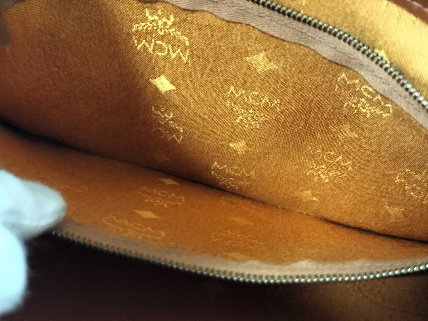 MCM Visetos Mini Boston 2-way Handbag