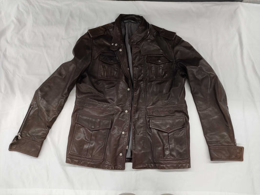 BEAMS Leather Jacket Jacket