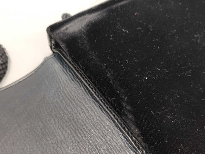 GIVENCHY Saxe Shoulder Bag in Velvet with Vintage Print