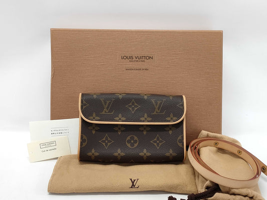 LOUIS VUITTON FL0032 Monogram Pochette Florentine Shoulder Bag