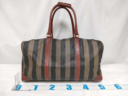 FENDI Pecan Print Boston Bag 2-Way Boston Bag