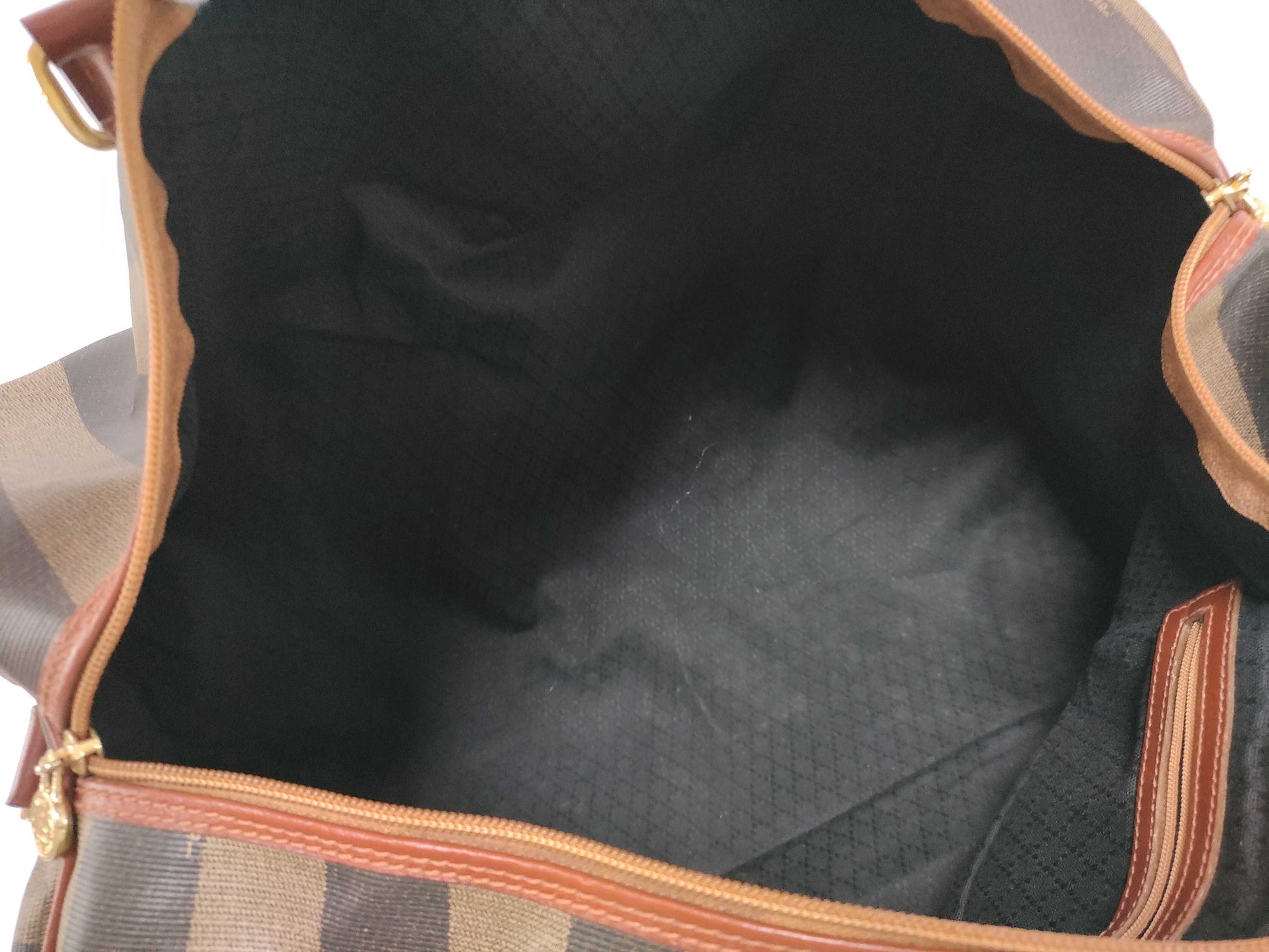 FENDI Pecan Print Boston Bag 2-Way Boston Bag