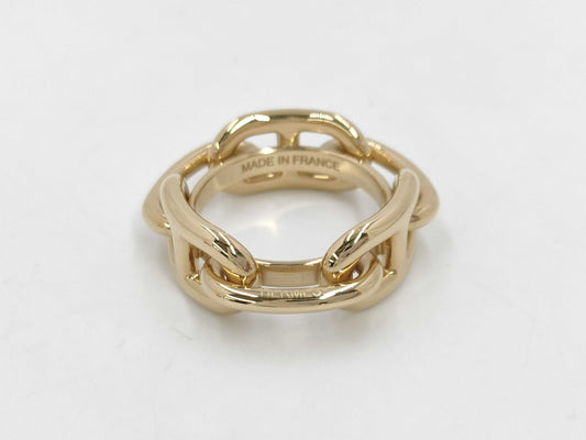 HERMES Chaine d'Ancre Scarf Ring Gold Other Accessories