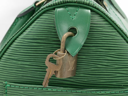 LOUIS VUITTON VI0925 Epi M43014 Speedy 25 Green Handbag