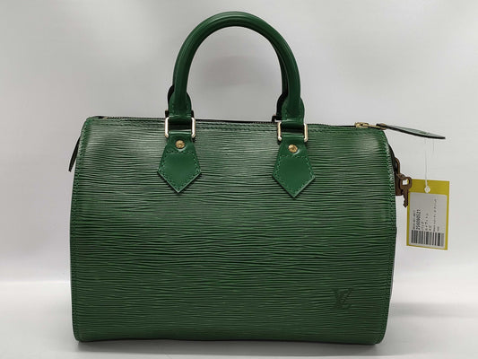 LOUIS VUITTON VI0925 Epi M43014 Speedy 25 Green Handbag