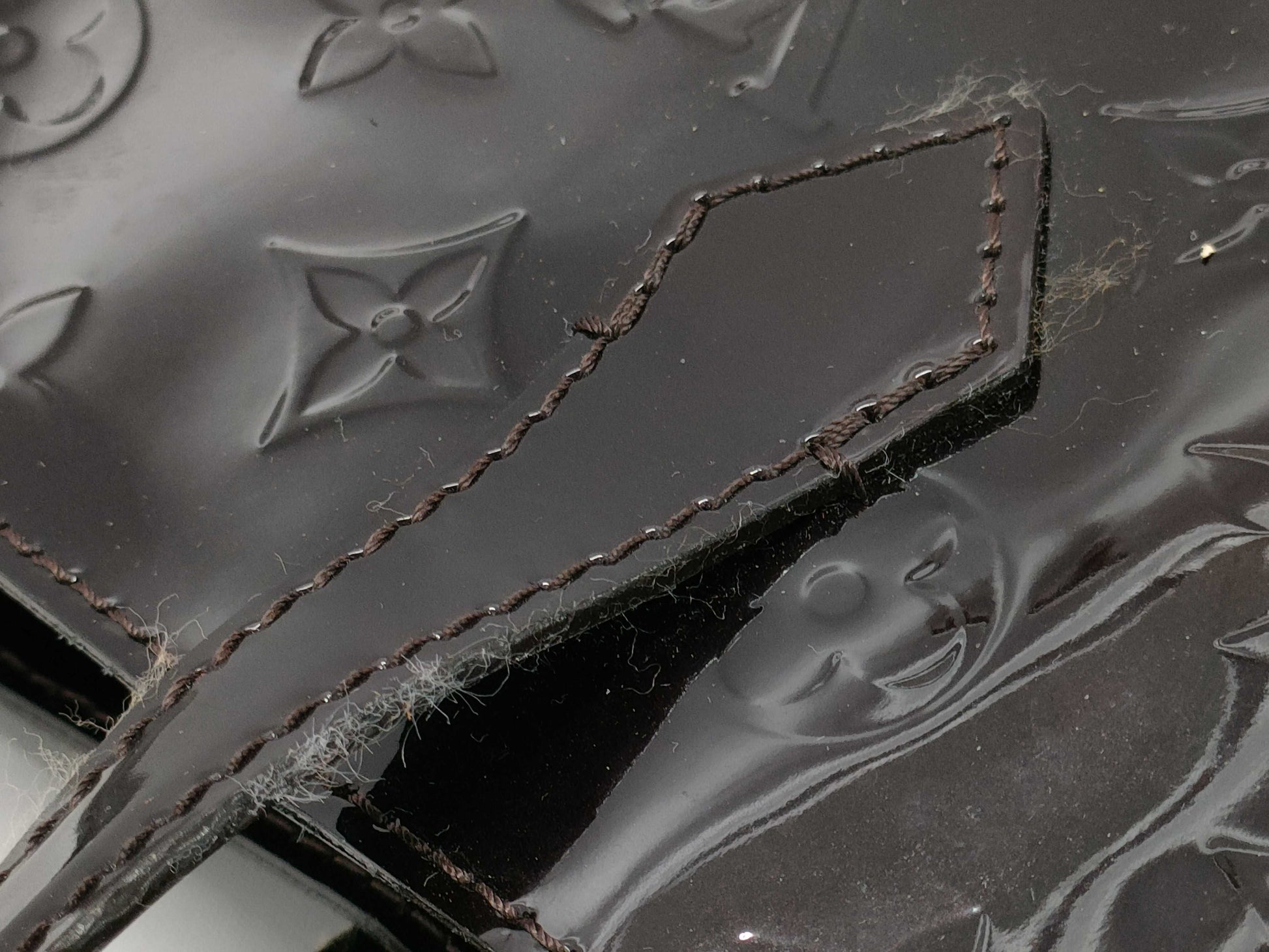 LOUIS VUITTON Unknown Vernis M93641 Wilshire PM Handbag