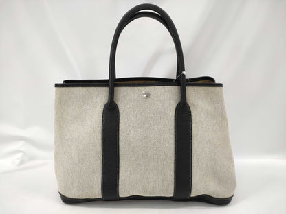 HERMES Garden Party Toile H? H Stamped Tote Bag