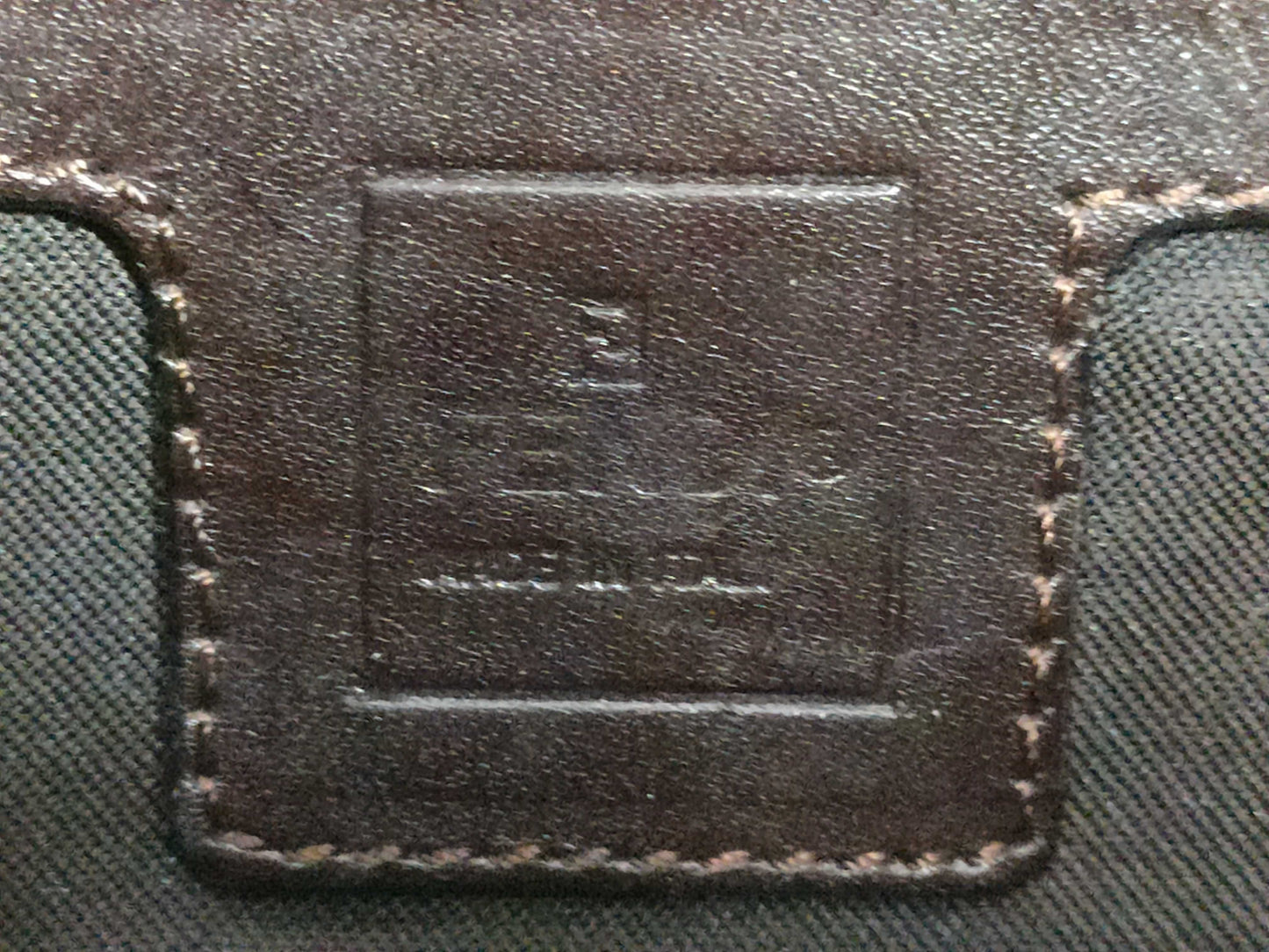 FENDI Zucca pattern handbag with Mamma hardware