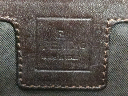 FENDI Zucca pattern handbag with Mamma hardware