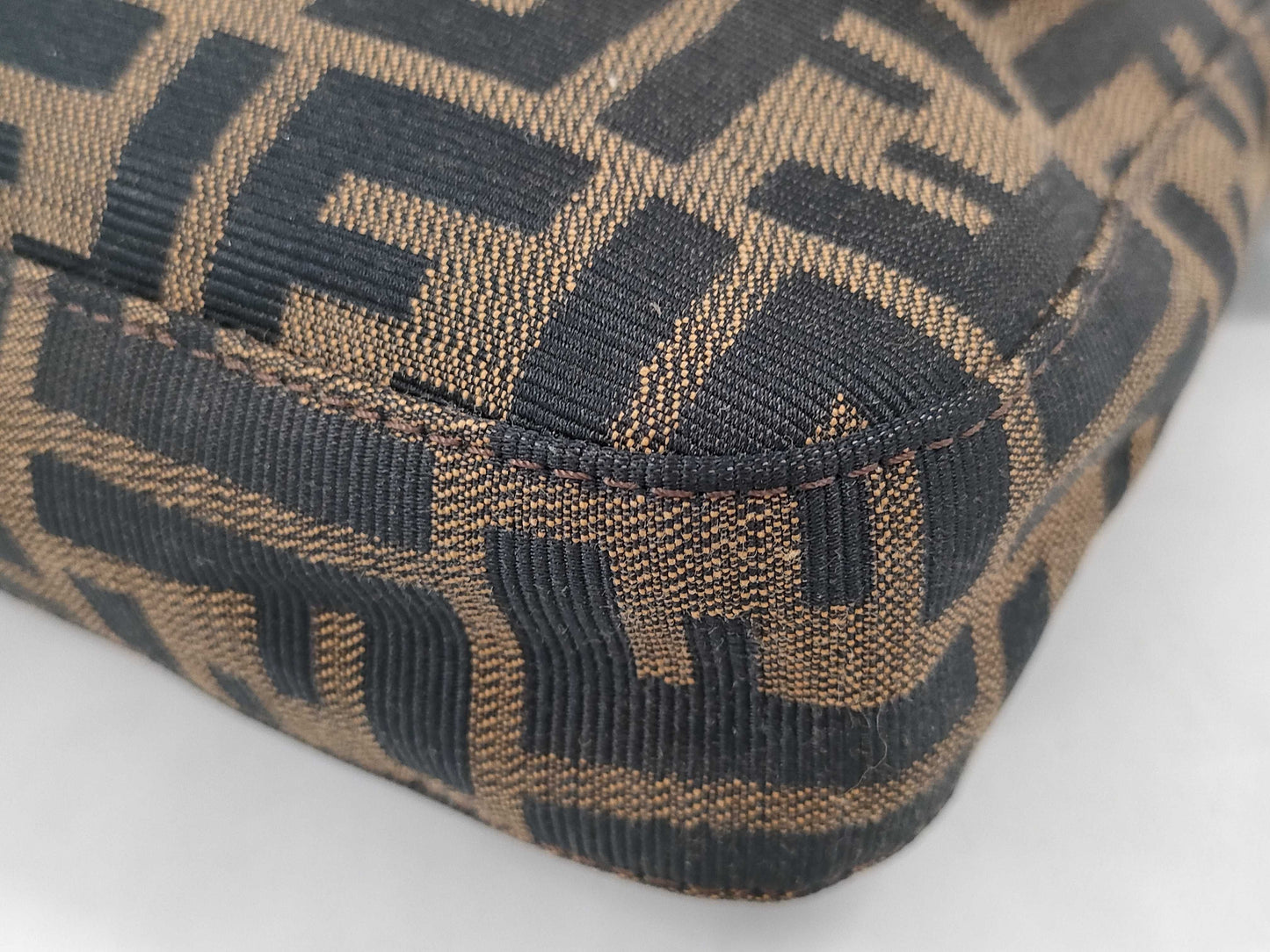 FENDI Zucca pattern handbag with Mamma hardware