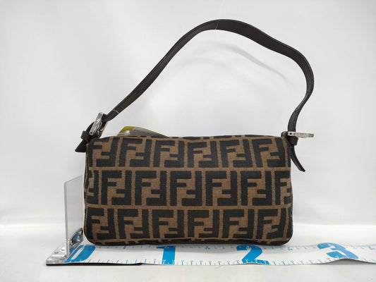 FENDI Zucca pattern handbag with Mamma hardware