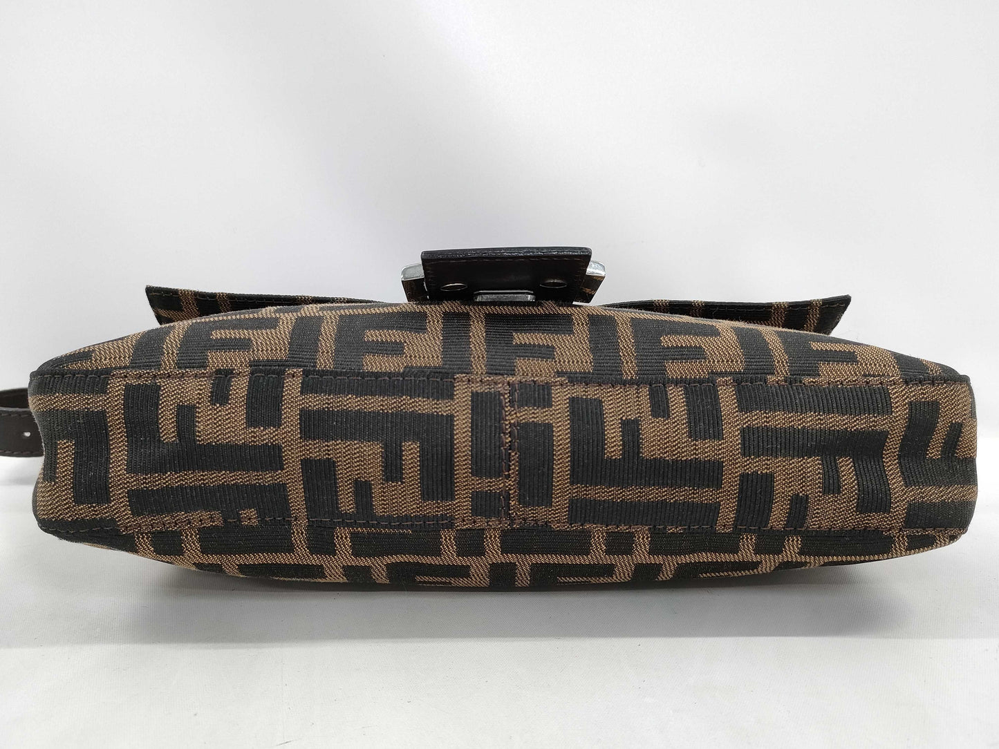 FENDI Zucca pattern handbag with Mamma hardware