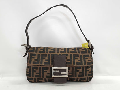 FENDI Zucca pattern handbag with Mamma hardware