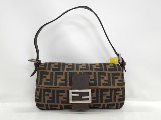 FENDI Zucca pattern handbag with Mamma hardware