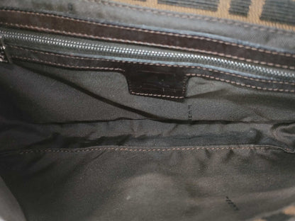 FENDI Zucca pattern handbag with Mamma hardware