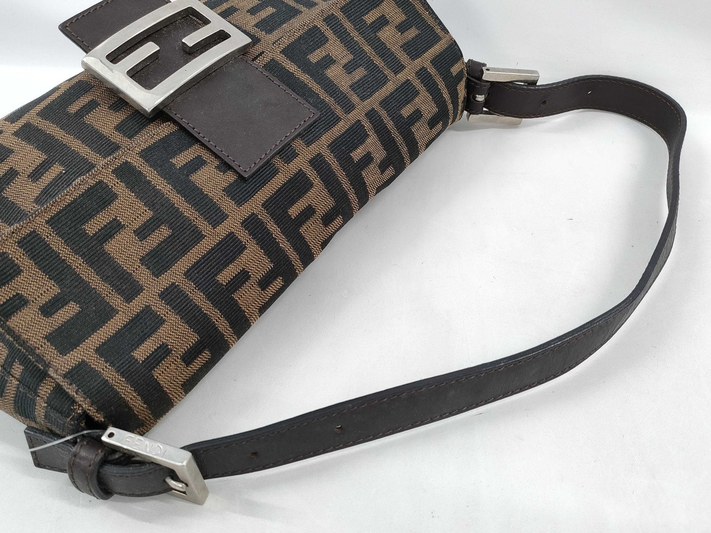FENDI Zucca pattern handbag with Mamma hardware