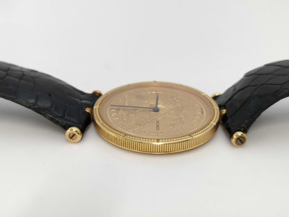 CORUM Coin Watch 1894 498668 Quartz K18 Boys' Wristwatch