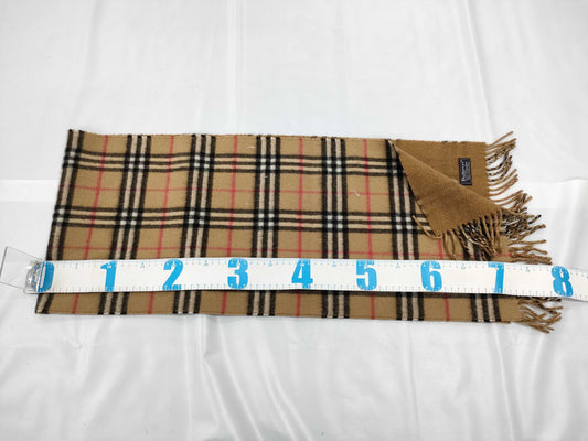 Burberry Check Cashmere Scarf