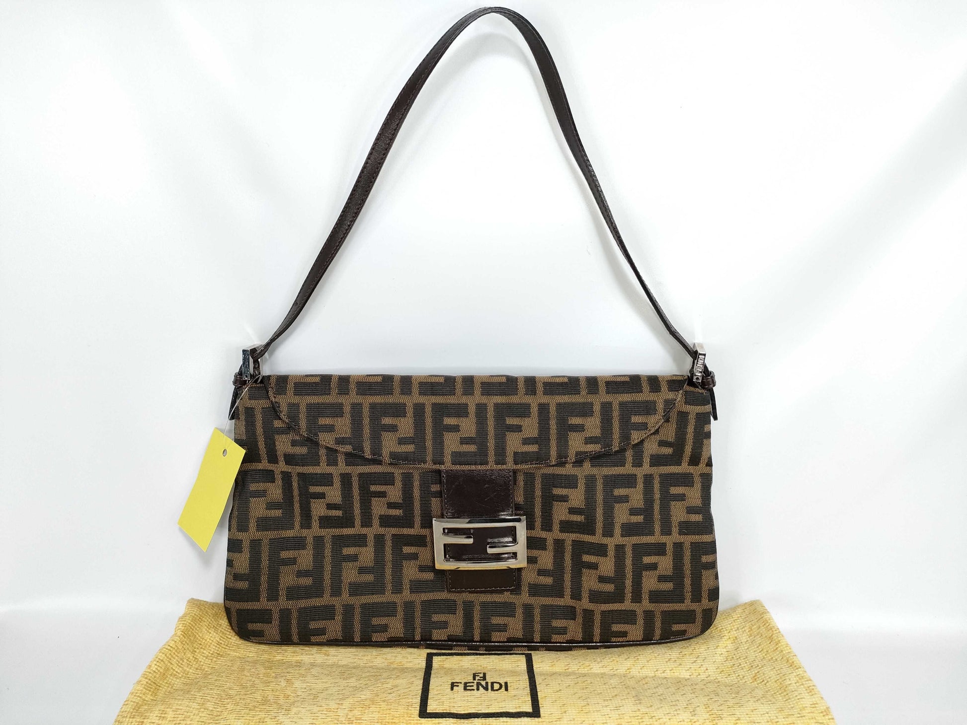 FENDI Zucca Mamma Shoulder Bag