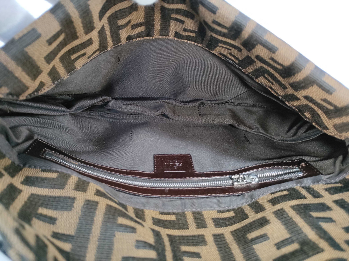 FENDI Zucca Mamma Shoulder Bag
