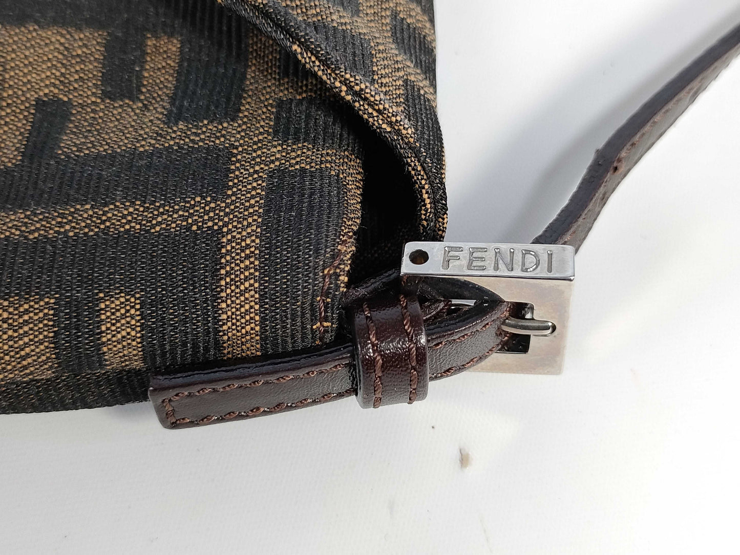 FENDI Zucca Mamma Shoulder Bag