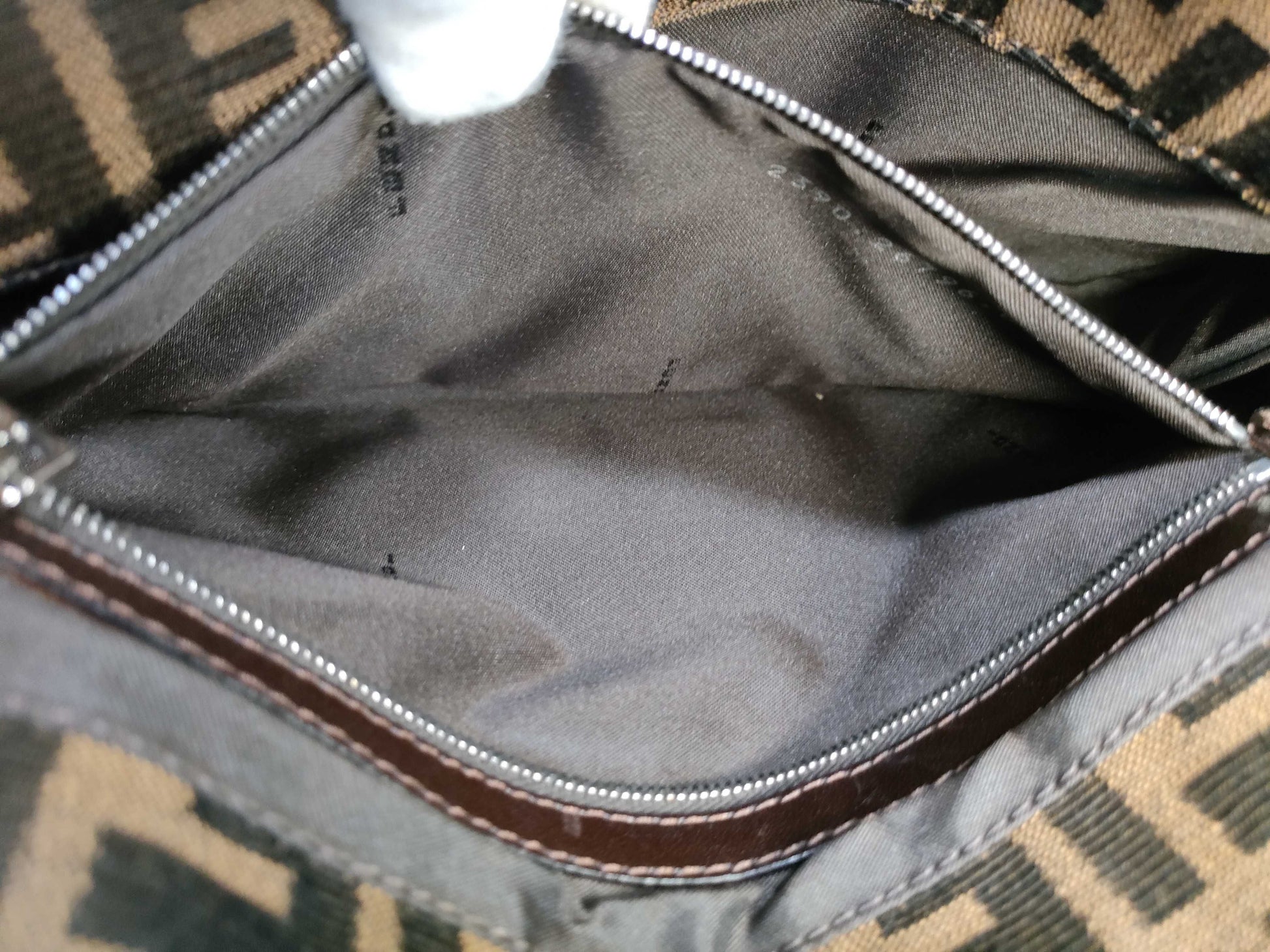 FENDI Zucca Mamma Shoulder Bag