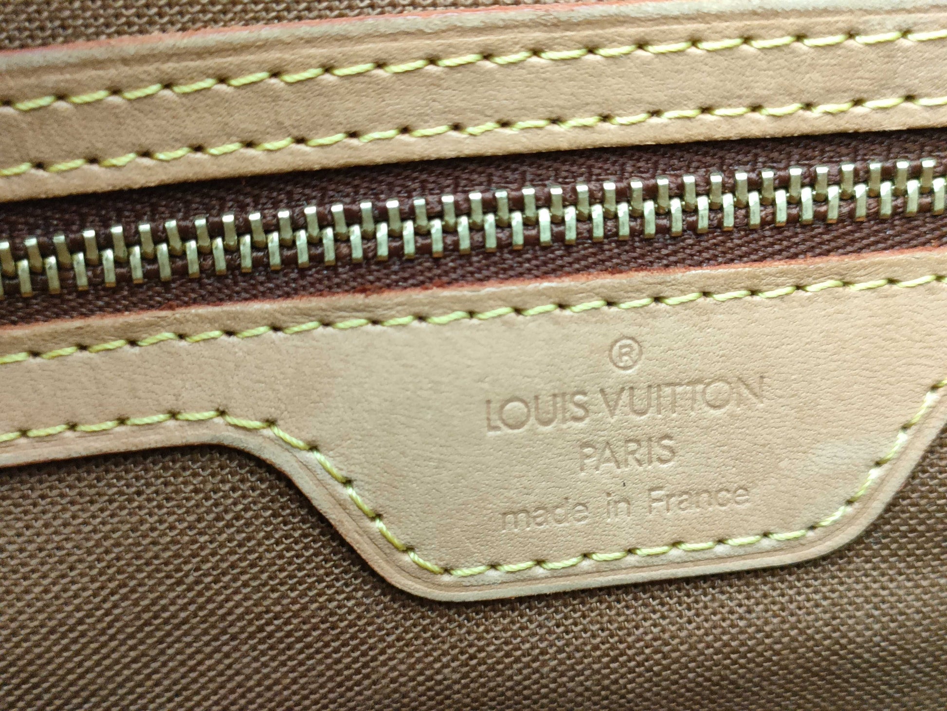 LOUIS VUITTON Monogram Cabas Piano Shoulder Bag