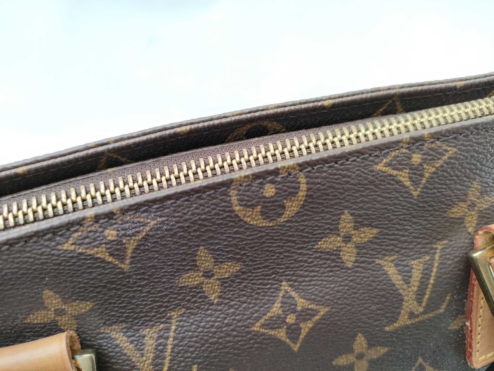 LOUIS VUITTON Monogram Cabas Piano Shoulder Bag