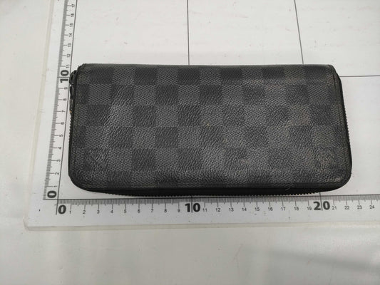 LOUIS VUITTON Damier Graphite Utility Zippy Wallet Vertical Wallet