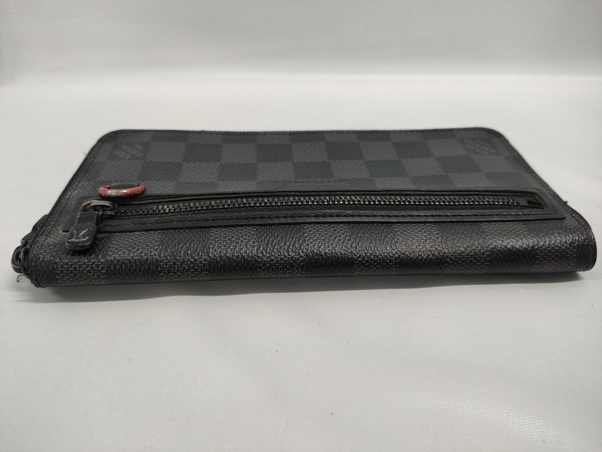 LOUIS VUITTON Damier Graphite Utility Zippy Wallet Vertical Wallet