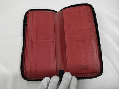 LOUIS VUITTON Damier Graphite Utility Zippy Wallet Vertical Wallet