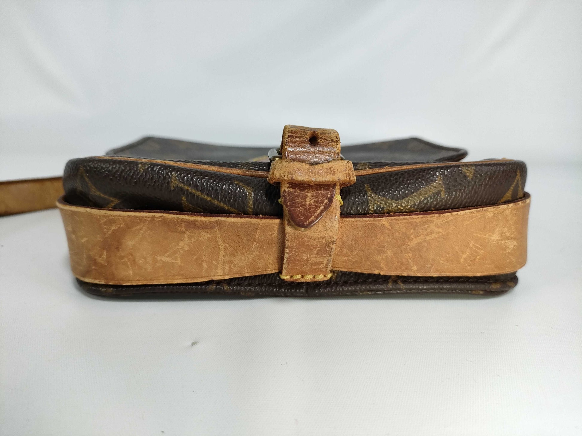 LOUIS VUITTON [Serial Number] RFID Unverified Monogram Mini Cartesiere Shoulder Bag
