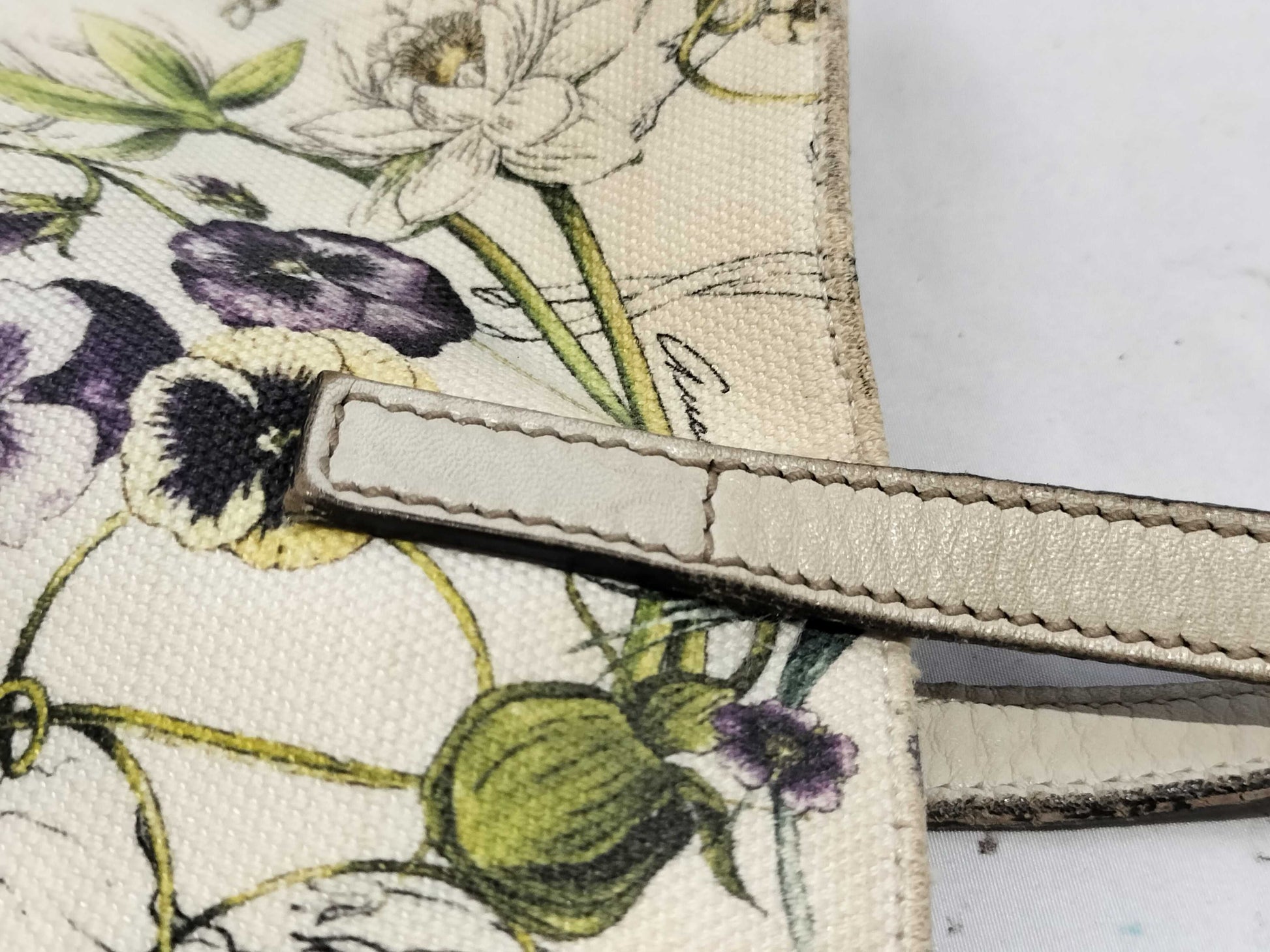 GUCCI Tote/Canvas/Leather Tote Bag