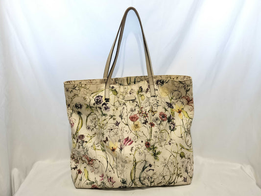 GUCCI Tote/Canvas/Leather Tote Bag
