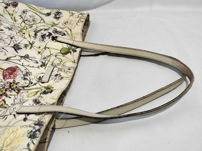 GUCCI Tote/Canvas/Leather Tote Bag