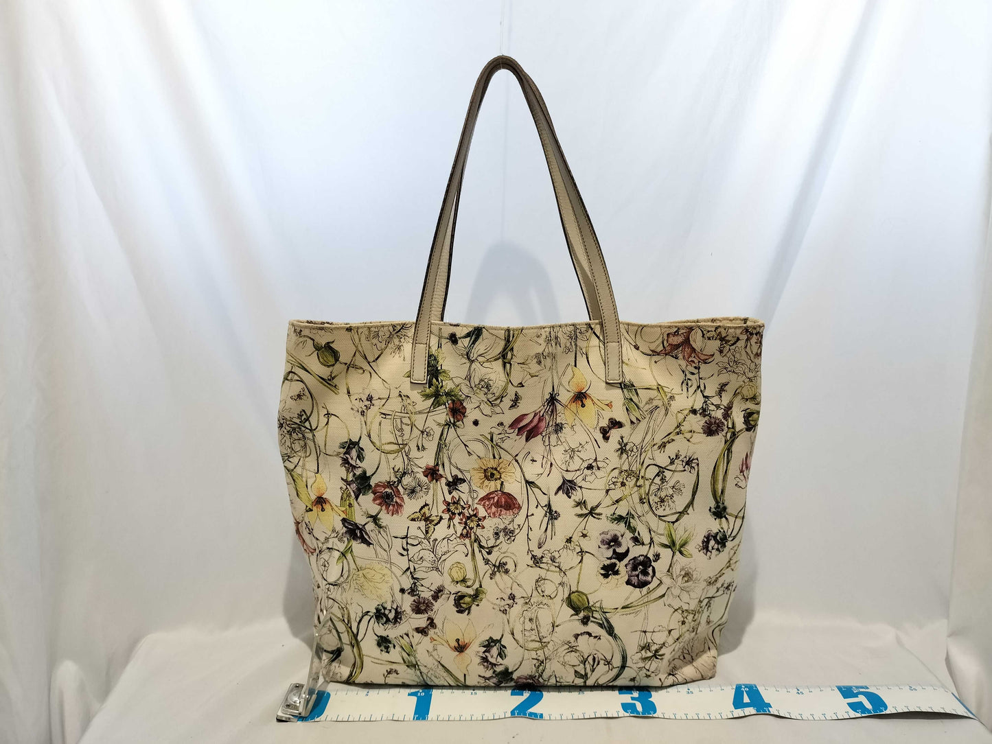 GUCCI Tote/Canvas/Leather Tote Bag