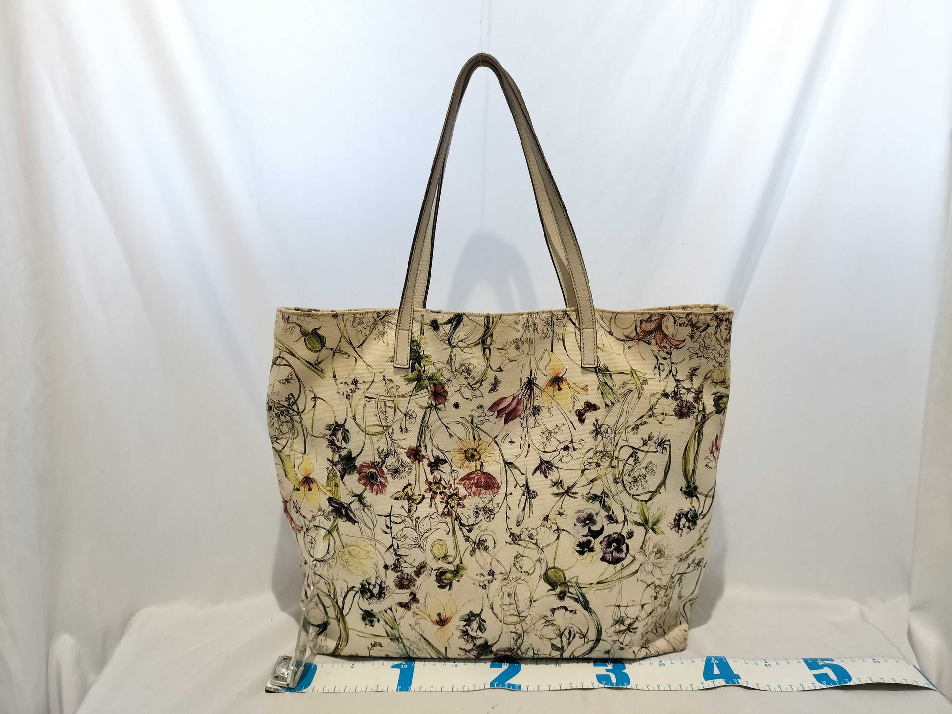 GUCCI Tote/Canvas/Leather Tote Bag