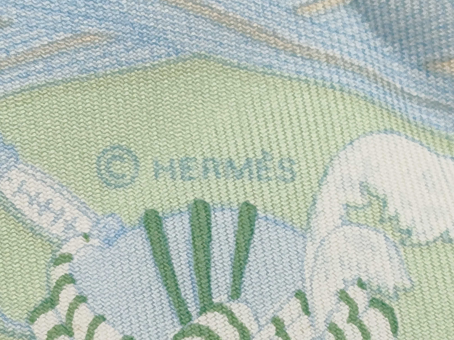 HERMES Turkish Horse Petit Carre Scarf