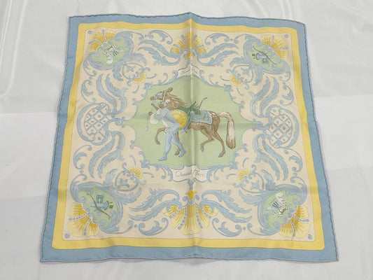 HERMES Turkish Horse Petit Carre Scarf