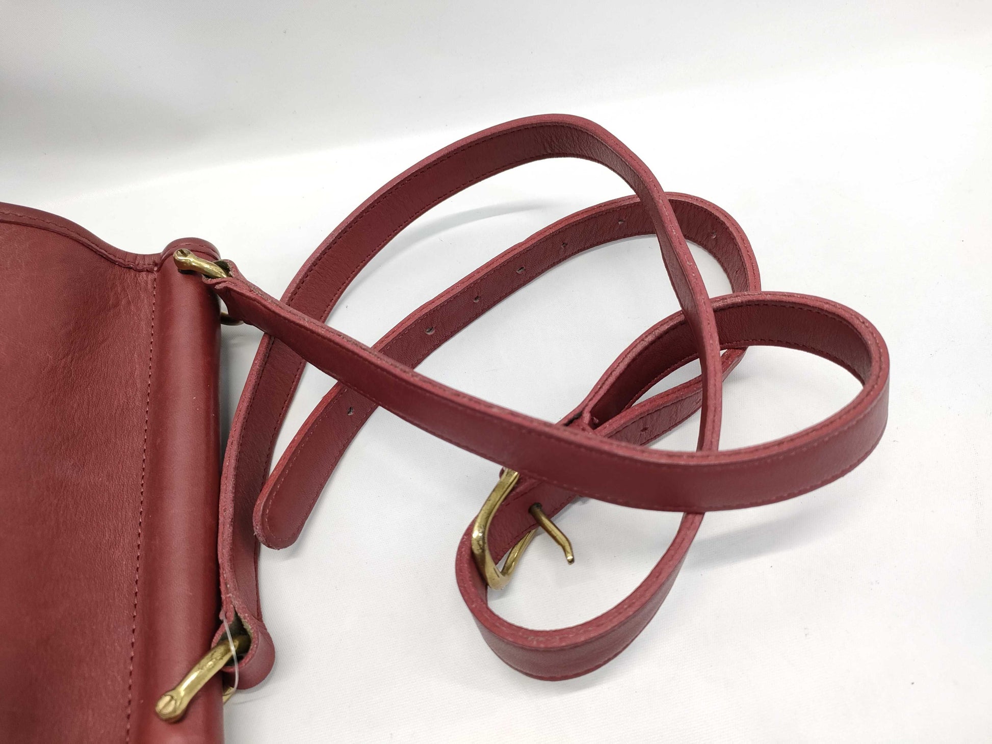 COACH Old Shoulder Bag, Red, 9930