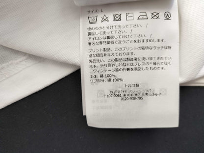MONCLER White T-shirt/Logo T-shirt