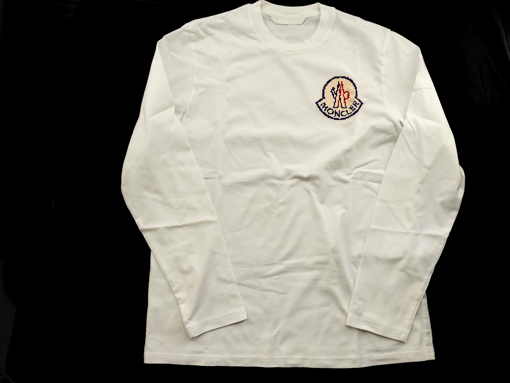 MONCLER White T-shirt/Logo T-shirt