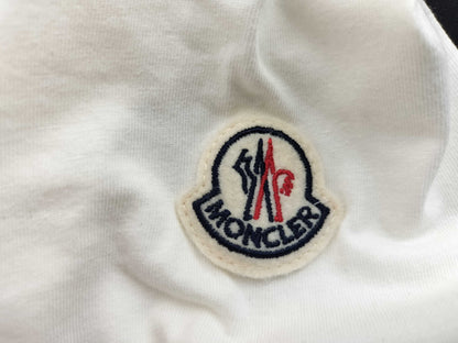 MONCLER White T-shirt/Logo T-shirt